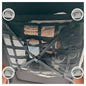 Car Ceiling Cargo Net with 2 Pockets - 31.5"x21.6" Cross-Strap Reinforced Double-Layer Mesh Organizer, Adjustable for SUVs, Sedans - Road Trips, Camping, Commuting Storage Organization - size: 31.5"x21.6"
