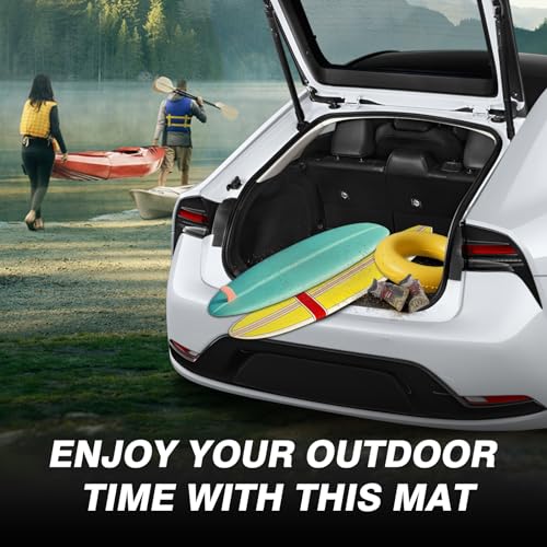 Powerty Cargo Liner for 2023-2025 2026 Toyota Prius & Prius Prime (PHEV) Accessories Cargo Mats TPE All Weather Trunk Liner Heavy-Duty Trunk Mats - size: For｜Toyota Prius & Prime(PHEV)｜23-26｜Cargo Mat