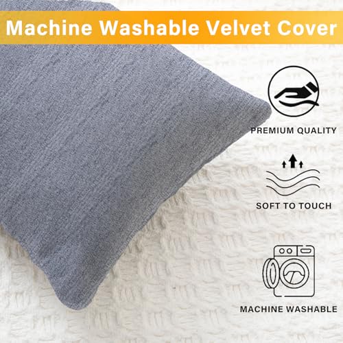 1 MIDDLE ONE 2 Pack Small Pillow, Cooling Memory Foam Mini Pillow 11 X 7 Inches for Sleeping, Travel, Neck, Knee Support, Tiny Cushion for Pet, Dogs (Grey) - color: Cooling Grey, size: 11x7 inch