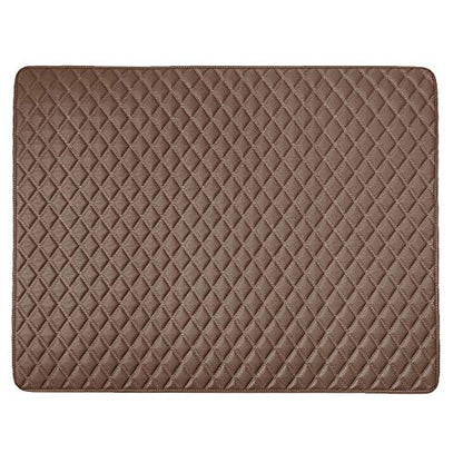FH Group F16501BROWN-32 Deluxe Heavy Duty Faux Leather Diamond Pattern Multi-Purpose Brown Automotive Cargo Liner fits most Cars, SUVs, and Trucks, 32 inches - color: Brown, size: 40 x 32 Inches