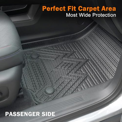 KUST Floor Mats Cargo Mat for Chevy Equinox/GMC Terrain 2025-2026 (5-Seats, Gasoline), All Weather Floor Liners Trunk Mat for Equinox Accessories Rear Cover TPE Rubber Raised Edge - style: For │ Equinox 2025-2026 │ Full Set