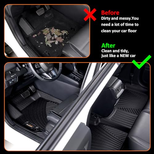 Binmotor-All Weather Floor Mats Cargo Liner for Mazda CX-5 2023 2024 2025, Car Floor Mat CX5, Trunk Cargo Mat for Mazda CX5 Accessories Car Mats - style: 13) Car Mats for Mazda CX5 (2023-2025)