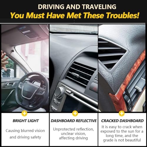 Dash Cover Custom Fit for 2012-2007 Le-xus LS LS460 LS600H (for Left Hand Drive) Dashboard Cover Non-Slip Pad Dash Board Mat Accessories