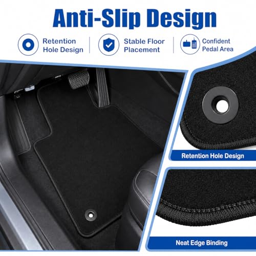 GXARTS Waterproof Car Floor Mats Carpet Full Set Fit for Jeep Renegade 2015 2016 2017 2018 2019 2020 | All-Weather Protection,with Anti Sliding Back