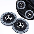 Car Cup Holder Coaster for Mercedes Benz Series Universal Non-Slip Cup Holder Insert Coaster Car Interior Accessories,Black 2PCS