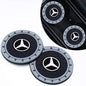 Car Cup Holder Coaster for Mercedes Benz Series Universal Non-Slip Cup Holder Insert Coaster Car Interior Accessories,Black 2PCS