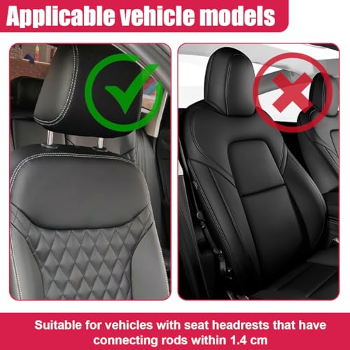 Elegant Pearl Car Seat Headrest Hook, Cute Automotive Seat Back Storage Hangers, Handbag & Purse Organizer Hook, Universal Vehicle Interior Decoration Accessories for Women Girls(1PC)