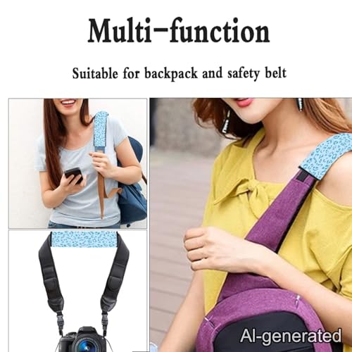 Dreaweet Blue Cheetah Print Seat Belt Covers for Adults Leopard Print Car Accessories 2 Pack Soft Comfortable Seatbelt Covers Universal Car Seat Belt Cushion Shoulder Strap Pads - color: Blue Cheetah Print
