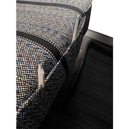 West Coast Auto Universal Baja Saddle Blanket Bench Full Size Seat Cover Fits Ford, Chevrolet, Dodge, and Full Size Pickup Trucks (Black) - color: Black