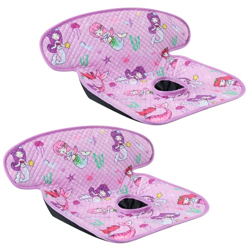 INFANZIA Dry Seat,Car Seat Protector Waterproof Carseat Liner Potty Training Toddlers, Baby and Infants, Piddle Pad for Carseats Strollers (Purple, 2 Packs - color: Purple, size: 2-Pack