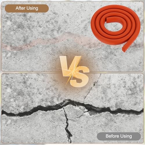 uxcell 3.28 ft Foam Backer Rod, 0.31" x 0.47" D-Shaped Solid Joint Filler, Foam Seal Strip for Caulk Saver, Rope Caulk Cement Crack Filler, Red - size: 3.28 ft x 0.31" x 0.47"