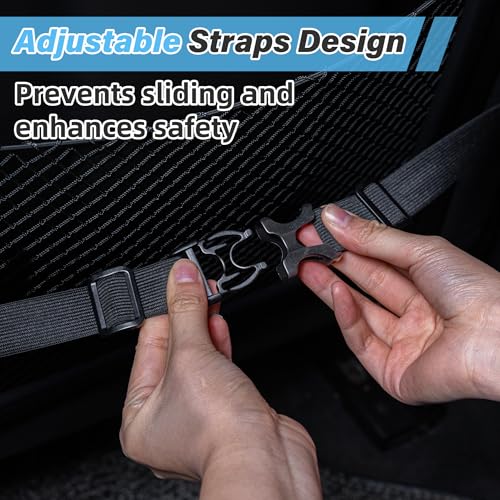 VUSIGN X-Large Seat Cushion for Truck & Car Drivers, Memory Foam Seat Cushion for Long Driving, Sciatica & Tailbone Pain Relief, Ergonomic Back Support Cushion with Non-Slip Bottom & Washable Cover