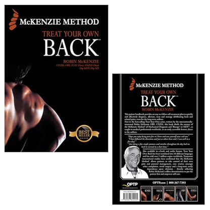 OPTP Back Pain Package: Includes Original McKenzie SuperRoll - USA-Made Low Back Lumbar Pillow for Office Chairs and Car Seats, and Treat Your Own Back, 9th Edition, By Robin McKenzie. - style: SuperRoll and Treat Your Own Back Book