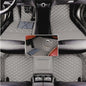 Custom Floor Mats for Audi A1, A3, A4, A5, A6, A7, A8,TT, TTS, Q2, Q3, Q5, Q7, Q8,RS3 RSQ8 S3 S4 S5 S6 S7 S8 e-tron, Q4 e-tron,All Weather Waterproof Luxury Leather (Gray) - color: Gray