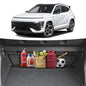 Canvcle Trunk Cargo Net for 2024-2026 Hyundai Kona Accessories Envelope Style Mesh Trunk Net Organizer and Storage Stretchable Adjustable Elastic Nylon Rear Cargo Netting with Hooks - style: for Hyundai Kona