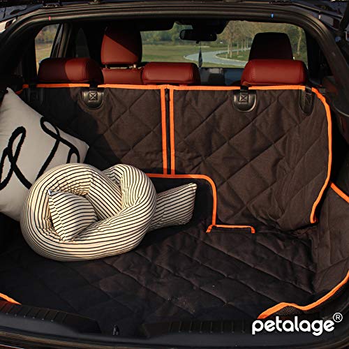 Car Seat Protector, 52” x 50“ for for Familay Car & Regular SUVs, 600D Heavy Duty Car Seat Cover Waterproof Dog Car Seat Cover for Back Seat, Scratch Proof Nonslip Seat Cover for Dogs in Car