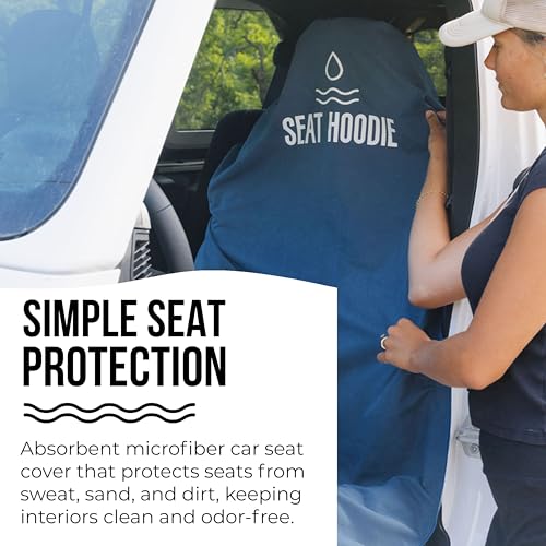 Car Seat Towel | Premium Microfiber Towel Seat Covers for Cars | Universal Fit & Machine Washable | Portable Car Seat Towel Cover After Gym, Yoga, Beach Grey - color: Grey