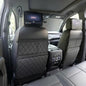 Seat Back Protector for 2021-2025 Cadillac Escalade, GMC Yukon, Chevy Tahoe & Suburban, PU Leather Kick Mats Backseat Protector with Organizer Pocket, Waterproof Rear Seat Cover - 2PCS