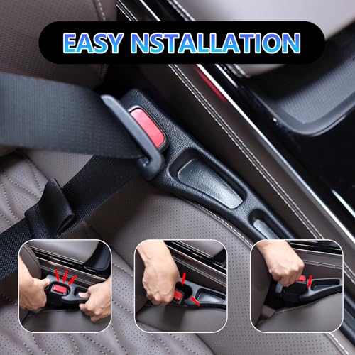 【Compatible with Honda Accord】 Seat Gap Filler,No Drop Seat Guard Compatible with Honda Accord,Drop Seat Guards for Cars(2Pcs),Emergency Keychain Car Escape Tool(2Pcs)