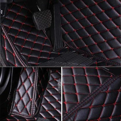 Customize Personalized Floor Mats for Cars, Full Coverage Luxury Mats, Anti-Slip Mats Set, Custom Floor Mat Suitable 99% of Sedan, Trucks, SUV auto (Beige) - color: Beige