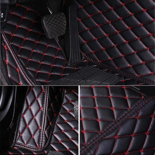 Customize Personalized Floor Mats for Cars, Full Coverage Luxury Car Mats, Anti-Slip Mats, Custom Floor Mat Suitable 99% of Sedan Trucks SUV auto (All Black) - color: All black