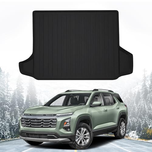 Premium Cargo Liner for Chevrolet Equinox SUV 2018-2026 - 100% Protection - Custom Fit Car Trunk Mat - Easy-to-Wash & All-Season Black Cargo Mat - 3D Shaped Laser Measured Trunk Liners for GMC Terrain