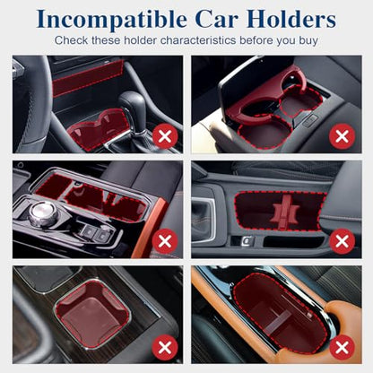 Car Cup Holder Expander, Cup Holder Extender Adapter with Expandable Arm and Adjustable Base, Compatible with Yeti Ramblers, Hydro Flasks, Stanley, Owala Most Coffee Mugs Bottles & Cups (CUP-T-1pack) - size: CUP-T-1pack