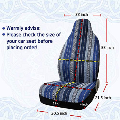 uxcell Universal Baja Seat Cover Universal Durable Bucket Seat Cover for Car SUV Automotive Navy Blue - style: Navy Blue