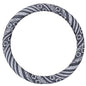 Small Ethnic Style Coarse Flax Cloth Automotive Steering Wheel Cover Anti Slip and Sweat Absorption Auto Car Wrap Cover (14''-14.25, G) - color: G, size: 14 - 14.25 inches