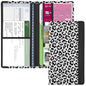 Car Registration and Insurance Holder, with Magnetic Closure for License, Cards and Documents, All Vehicle Needs and Car Accessories (Leopard-White) - color: Leopard-White