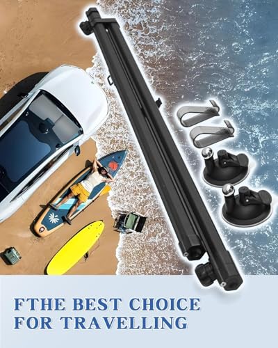 2026 Auto Retractable Car Windshield Sun Shade - Adjustable Front Window Sunshade for UV & Heat Protection - Ideal for Camping Outdoor & Daily Parking (Not Fit Dashboard Bulge)