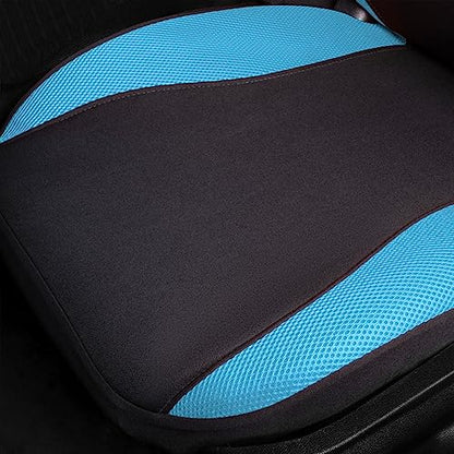 Flying Banner Butterfly car seat Covers ful Set Fashion Universal Lady Woman Female Rear Bench Split Colorized (Full Set, Mint Blue) - color: Mint Blue, size: Full set