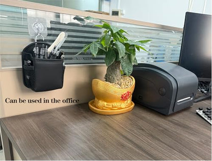 Car Air Vent Organizer- Multi-Functional Holder for Sunglasses, Phone, Keys, Lipstick, Small Items, Universal Fit for Most Vehicles- Black