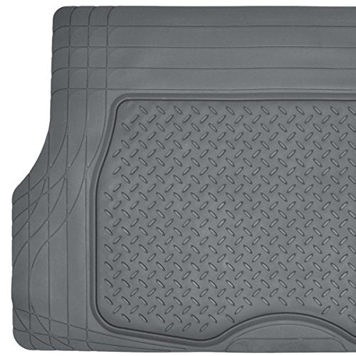 BDK Universal Fit Premium Cargo Car Trunk Mat/Liner - PVC (Gray) (31.5" x 50") - color: Gray
