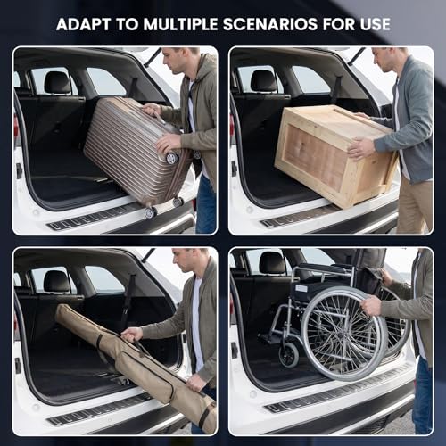 Stainless Steel Rear Bumper Protector Guard fits Volkswagen VW Atlas 2018-2026, Trunk Outside Door Sill Protector Cover Accessories, Silver 1 PCS, 2019 2020 2021 2022 2023 2024 2025