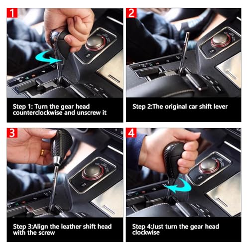 Gear Shift Knob Resin Leather for Most Lexus ES300 GS430 IS250 LX470 RX450h Toyota Crown Corolla Camry Rav4 Prado 4Runner Highlander