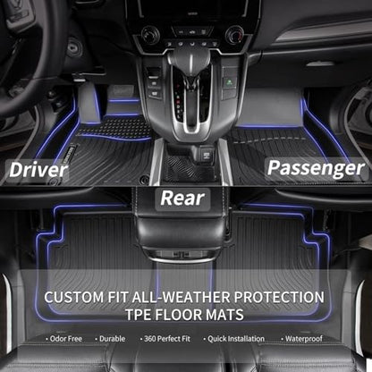 KELCSEECS® Floor Mats & Cargo Liner Custom for Mazda 3 2026 2025 2024 2023 2022 2021 2020 2019(Only Fits Sedan Models) All Weather Protection Floor Liners Front & Rear Row Full Set Accessories Black - style: 23) For 2019-2026 Mazda 3 Sedan Full Set