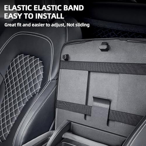 Center Console Cover Compatible with Chevy Silverado 2014 2015 2016 2017 2018 with 40/20/40 Jump Seat Console, Armrest Cover Protector for Middle Console, Car Accessories