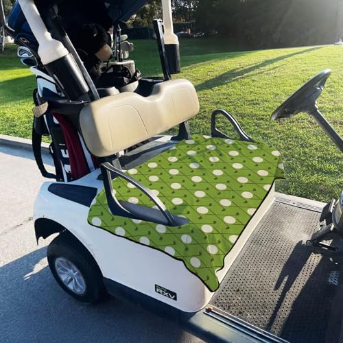 Golf Cart Seat Covers Golf Cart Seat Towel Blanket Group - color: Olive-green Golf