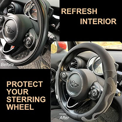 Comfy Grip Steering Wheel Cover, Anti-Slip Design, Universal 14.5-15 Inch(Silicone Gray) - color: 4.Gray, size: Medium(Standard) Size[14 1/2''-15'']