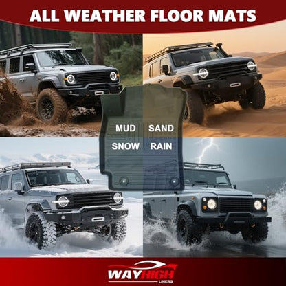 Wayhigh® Floor Mats for Chevrolet/Chevy Volt 2016-2019, All Weather TPE Car Mats Waterproof Heavy Duty Floor Liners Custom Fit for Volt Accessories - Black - style: 5) For Chevy Volt / 2016-2019 / Floor Mats