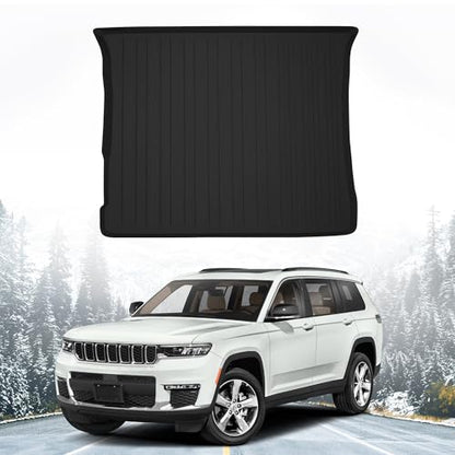 Premium Cargo Liner for Jeep Grand Cherokee 2011-2022 - 100% Protection - Custom Fit Car Trunk Mat - All-Season Black Cargo Mat - 3D Shaped Laser Measured Trunk Liners for Jeep Grand Cherokee WK 2022