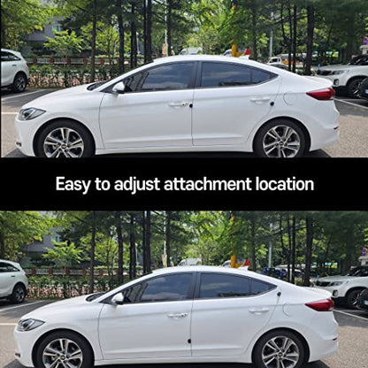 Scratch Defense Mini 2Pcs Car Door Ding Protector Removable Magnetic Car Door Edge Guard Dent Prevent Car Edge Anti Scratch Protector Guards Door Protection Side Door Guards for Cars