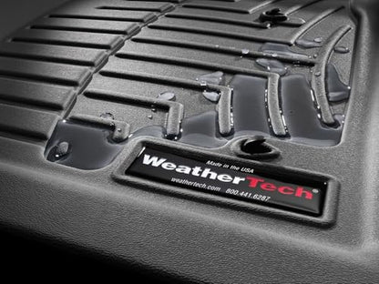 WeatherTech Custom Fit FloorLiners for Toyota Tacoma - 1st & 2nd Row (4412991-448722), Black - color: Black