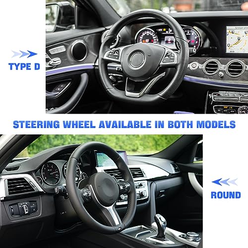 zipelo Elastic Stretch Steering Wheel Cover, Microfiber Breathable Ice Silk, Universal 15 Inch Anti-Slip Car Steering Wheel Protector, Warm in Winter and Cool in Summer for Women (Style2-Gray) - color: Style2-Gray