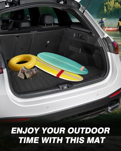 Powerty Trunk Mat Compatible for Mercedes-Benz GLC 2023 2024 2025 2026 Accessories Cargo Mat All Weather Cargo Liner Rear Trunk Mat - size: Cargo Mat｜For｜23-26｜Mercedes-Benz GLC