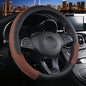 Cxtiy Premium Ice Silk Steering Wheel Cover - Soft, Breathable, and Anti-Slip for Ultimate Comfort and Style Universal Fit Most of Cars SUV Auto Vehicle (C-Coffee) - color: C-coffee
