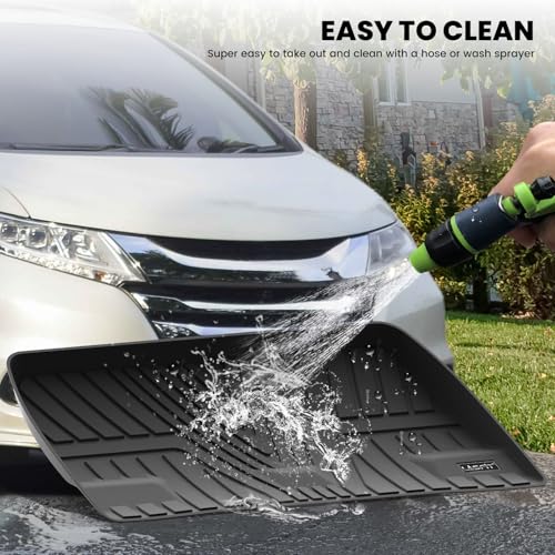 LASFIT Trunk Mat for Honda Odyssey 2018-2026, Custom Fit Cargo Mat, Waterproof All Weather, Kid & Pet Friendly, Easy Clean for Family Use - style: 7）For Honda Odyssey| 2018-2026 | Trunk Mat