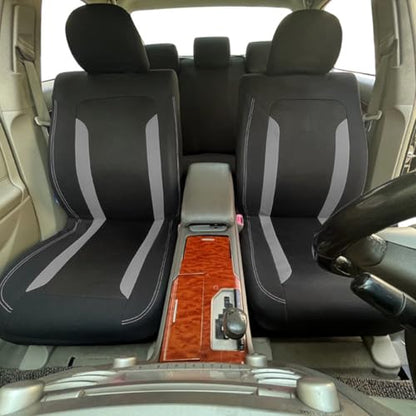 Car Front Seat Covers, Breathable Automotive Front Seat Headrest Covers, Waterproof Comfortable Vehicle Seat Headrest Protection Accessories, Universal for RV, SUV, Truck