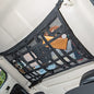 Car Ceiling Cargo Net Pocket Storage Net,29.5"x19.7" Adjustable D-Buckle to Reduce Sagging Roof Storage Organizer,Double-Layer Mesh SUV for SUVs,Road Trips,Car Camping Essentials